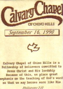 first calvary bulletin front